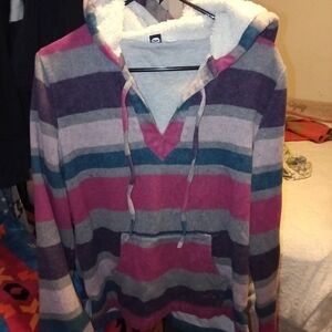 Roxy Multicolor Striped Hoodie